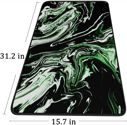 Large Extended Mouse Pad with Stitched Edges, Non-Slip Natural Rubber Base - Image 6