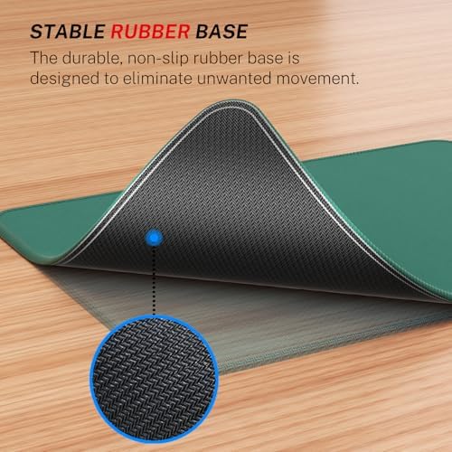 MROCO Essential Office & Gaming Mouse Pad, 8.5 x 11 Inch, Forest Green - Image 4