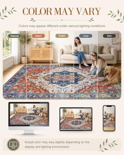 OLANLY 2x7 Washable Runner Rug, Soft Non Slip Carpet for Hallway Kitchen - Image 2