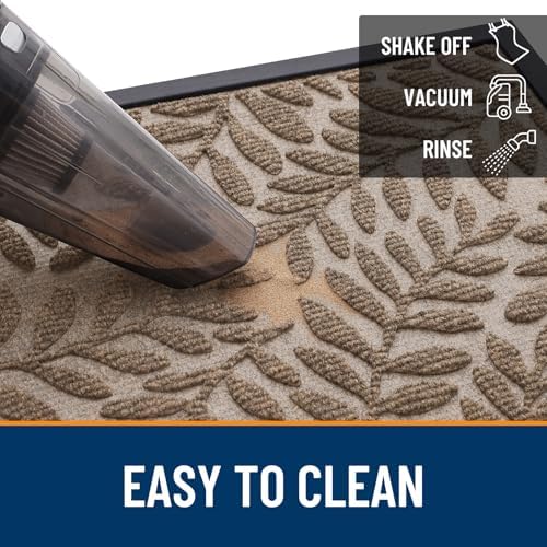 OLANLY Door Mat Indoor Outdoor Entrance 29.5x17, Heavy-Duty Rubber Doormat - Image 6
