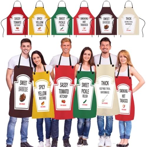 Halloween Condiment Group Costume Spice Condiment Apron by Augacage