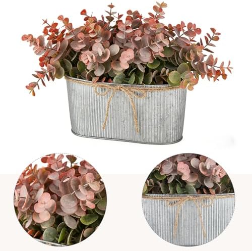 Dahey Artificial Fake Plants Indoor for Farmhouse Table Laundry Room Decor - Image 6