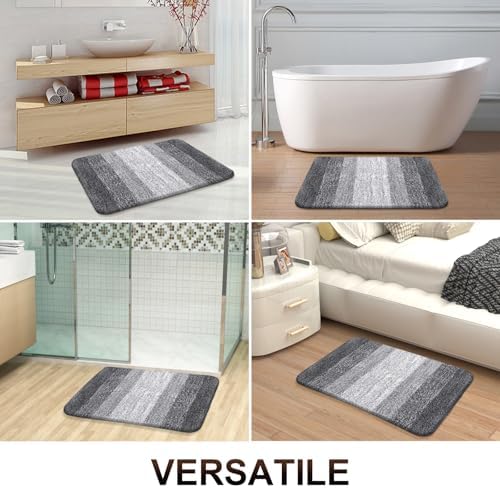 OLANLY Small Bathroom Rugs 30x18, Extra Soft Absorbent Microfiber Bath Rugs - Image 7
