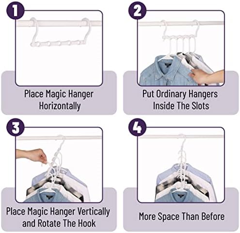 Mr. Pen- Space Saving Hangers, 16 pcs, 360° Rotating Hooks (Pack of 3) - Image 5
