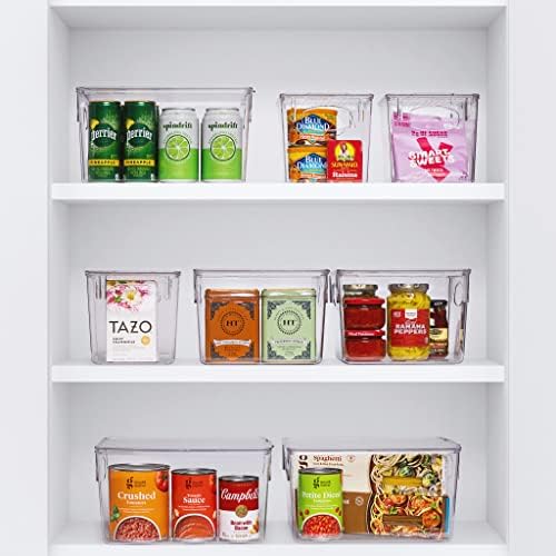 Sorbus Fridge Organizers and Storage, Clear Plastic Bins (Medium, 2 Pack) - Image 4