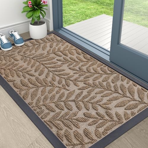 OLANLY Door Mat Indoor Outdoor Entrance 29.5x17, Heavy-Duty Rubber Doormat - Image 7