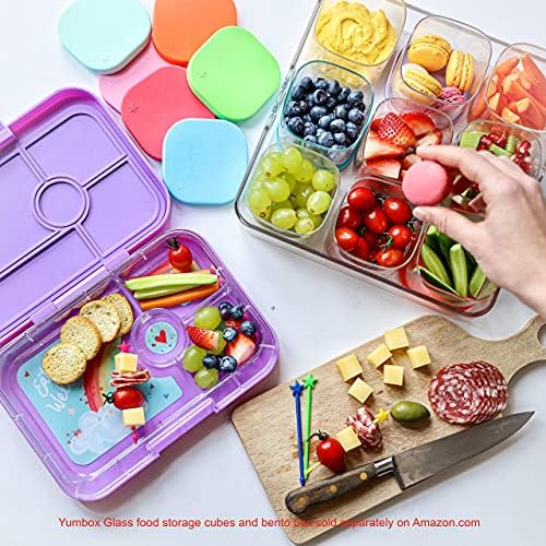 Yumbox Food Storage Organizer Bin, Clear Plastic Bins for Pantry, Kitchen, Fridge, Cabinet Organization and Storage, with Side Grips - Image 3