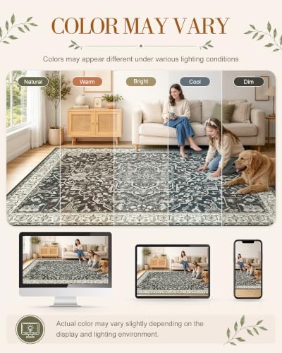 OLANLY 2x6 Washable Runner Rug, Soft Non Slip Carpet for Hallway Kitchen - Image 2