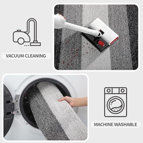 Kitinjoy Indoor Outdoor Door Mat, 45x27 Non-Slip Dirt Trapper Doormats - Image 5