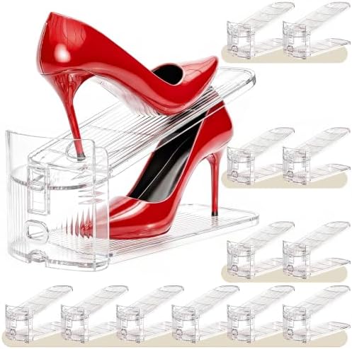 Neprock Shoe Stacker, Shoe Slot Organizer for Closet, Shoe Storage Rack by Neprock