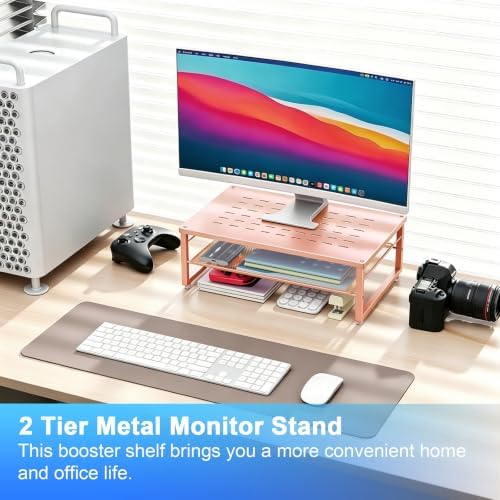 gianotter 2-Tier Metal Monitor Stand Riser - Image 2