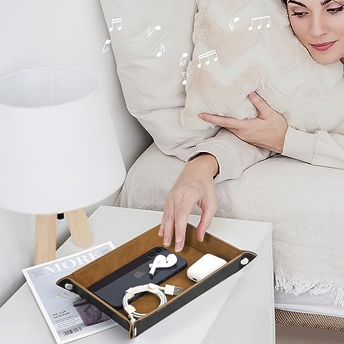 Closet Valet Tray - Elegant Organization for Jewelry, Wallets, Watches, Keys, Coins, Phones, and Glasses. Perfect for Nightstand, Entryway Table, or Desk. - Image 5