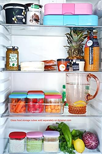 Yumbox Food Storage Organizer Bin, Clear Plastic Bins for Pantry, Kitchen, Fridge, Cabinet Organization and Storage, with Side Grips - Image 4
