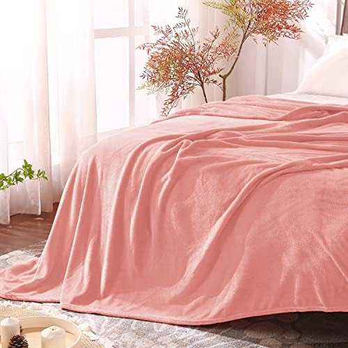 BEDELITE Fleece Blanket Soft Plush Throw for Couch Pink 50"x60" - Image 6
