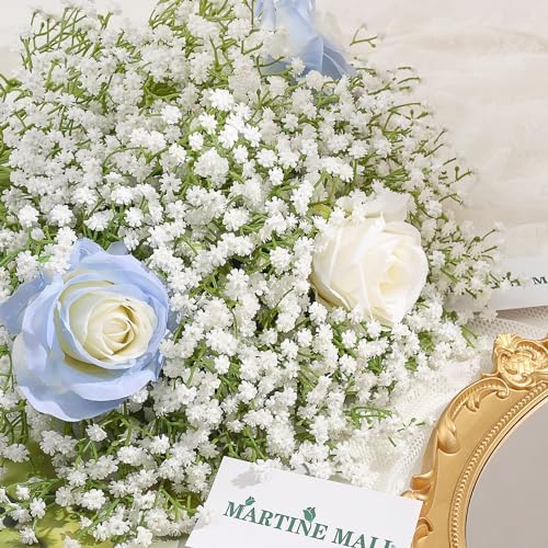 Babys Breath Artificial Flowers 18 PCS White Artificial Baby Breath Flowers - Image 2