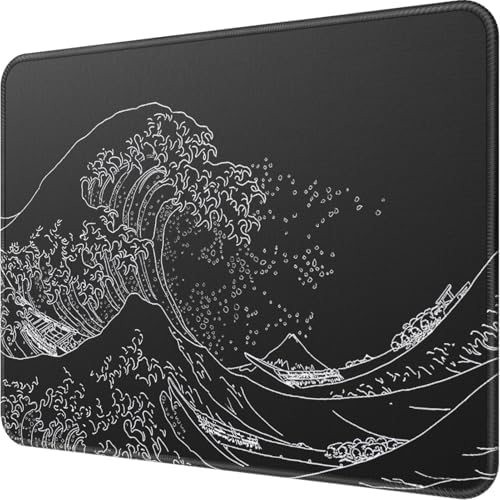 MROCO Essential Office & Gaming Mouse Pad, 8.5 x 11 Inch, Kanagawa Wave by MROCO