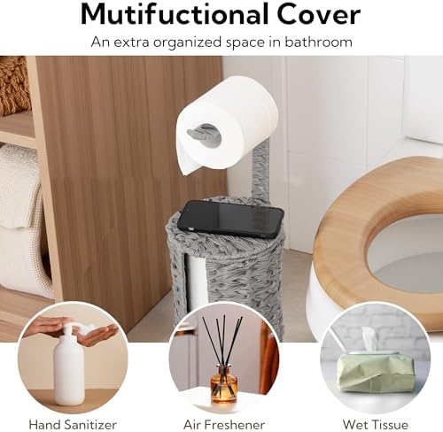 GRANNY SAYS Toilet Paper Storage, Free Standing Toilet Paper Holder Stand - Image 6