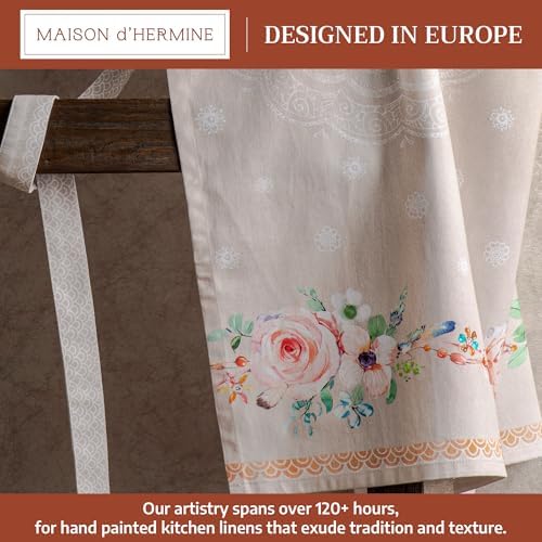 Maison d' Hermine Aprons for women with Pocket 100% Cotton (27.50"x31.50") - Image 2