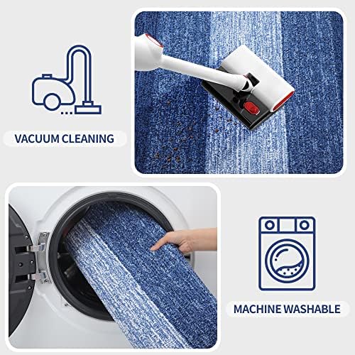 Kitinjoy Indoor Outdoor Door Mat, 34x21 Non-Slip Dirt Trapper Doormats - Image 5