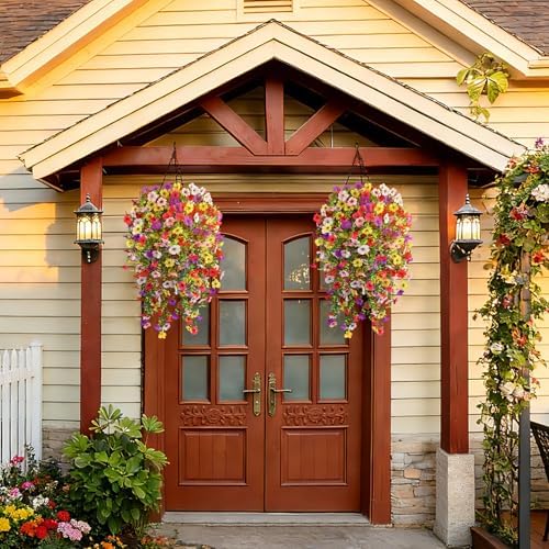 Artificial Flowers for Outdoors UV Resistant Spring Decor - Image 4