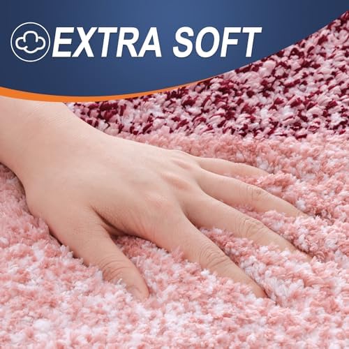 OLANLY Bathroom Runner Rug 47x20, Extra Soft Absorbent Microfiber Bath Rugs - Image 2