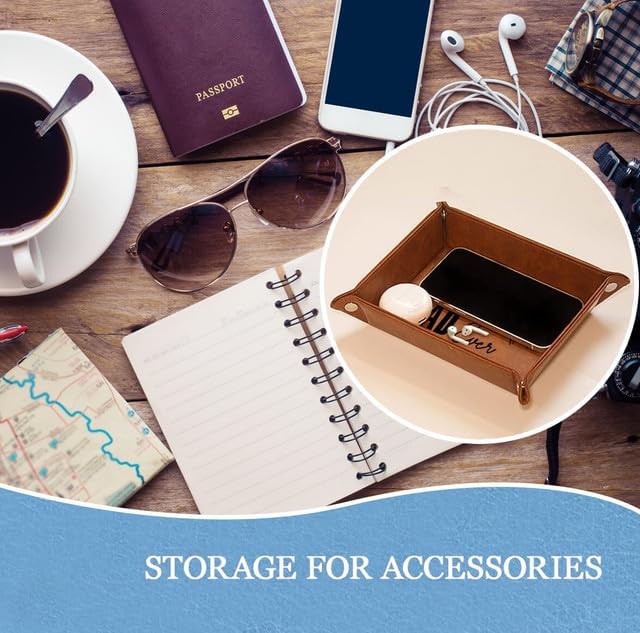 Dog Gifts For Men - PU Leather Desk Organizer Accessories, Unique Funny Dog Dad Birthday Gift For Fathers Day - Image 2