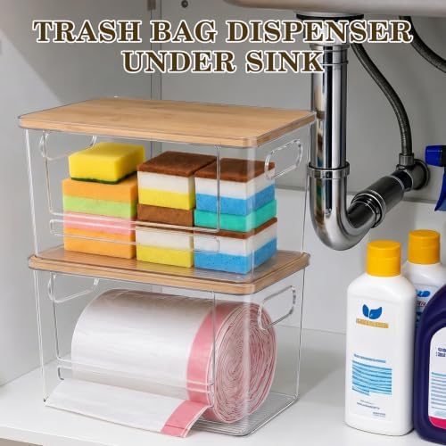 Trash Bag Dispenser Under Sink Organizer for Pantry, Kitchen - Image 4