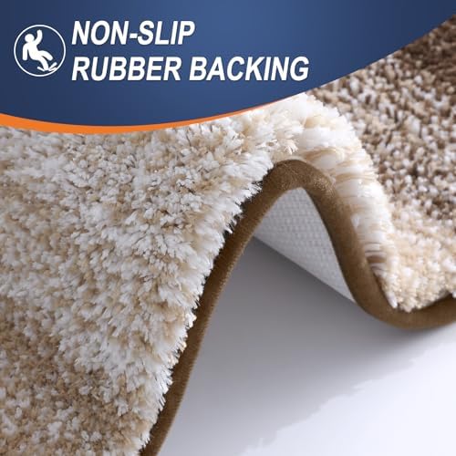 OLANLY Small Bathroom Rugs 24x16, Extra Soft Absorbent Microfiber Bath Rugs - Image 5