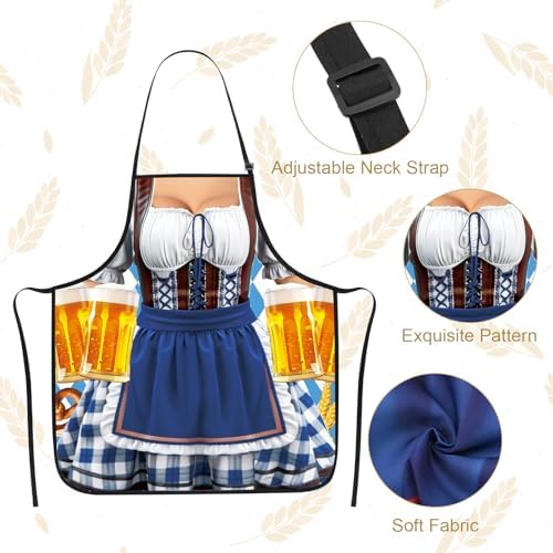 2Pcs Oktoberfest Apron Women, Oktoberfest Costume Outfits Women - Image 3