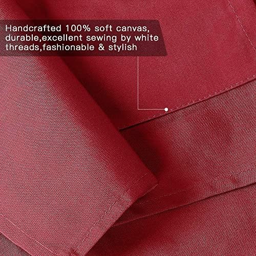 Crossback Apron with Pockets, Apron with Adjustable Straps - Image 3