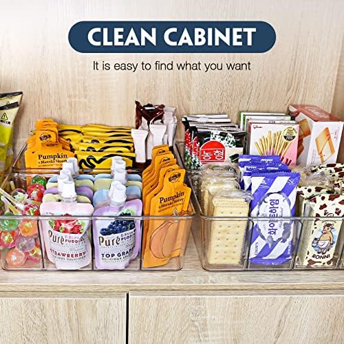 Pantry Organization and Storage Bins with Dividers Kitchen Organizer 2 Pack - Image 5