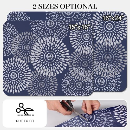 Dish Drying Mat Absorbent Kitchen Counter Mat Rubber Backing Draining Mat - Image 2