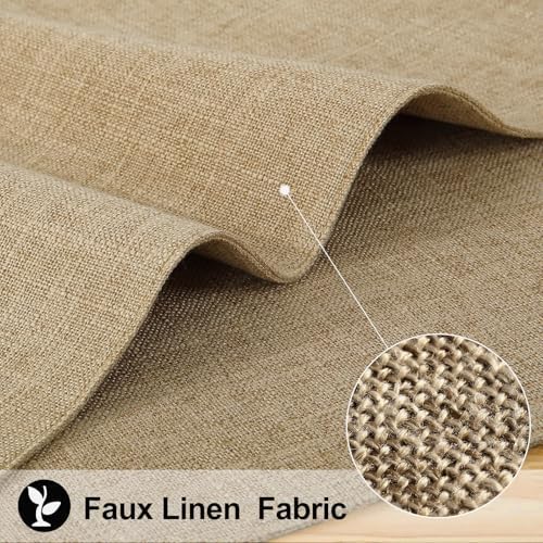 homing Faux Cotton Linen Placemats Set of 6, Cloth Dining Table Mats - Image 2