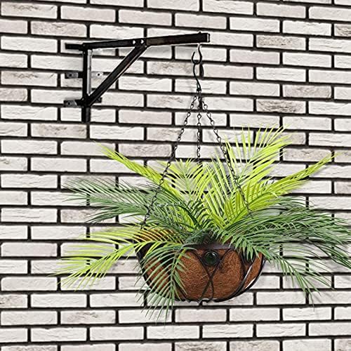 PASYOU Artificial Palm Tree, Plastic Plants Greenery Fake Tropical Shrubs Faux Big Leaves for Home Indoor Outdoor Garden DIY Basket Planter Filler Wedding Party Decoration UV Resistant - 2 Pack - Image 2