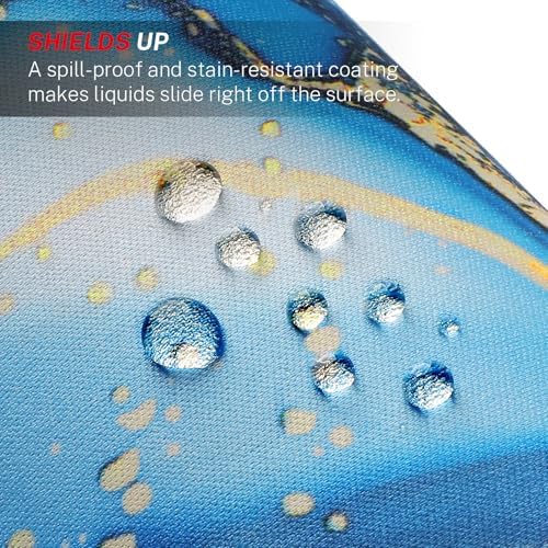 MROCO 3-Pack Mouse Pads, 30% Larger Surface, 8.5 x 11 in, Blue Marble - Image 5