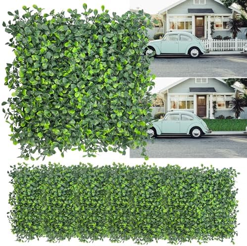 10"x10" (8 Pieces) Artificial Grass Wall Decoration Backdrop Panels by DOPGIB