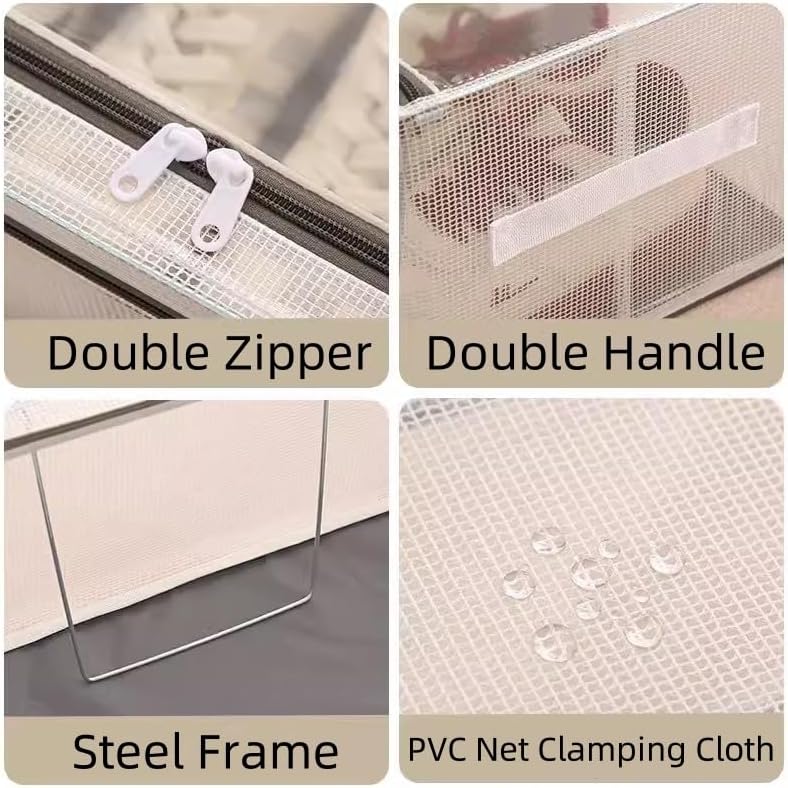 2 Pack Clear Shoe Storage Box for Boot Sneaker, 15.8" x 11.8" x 6" - Image 6