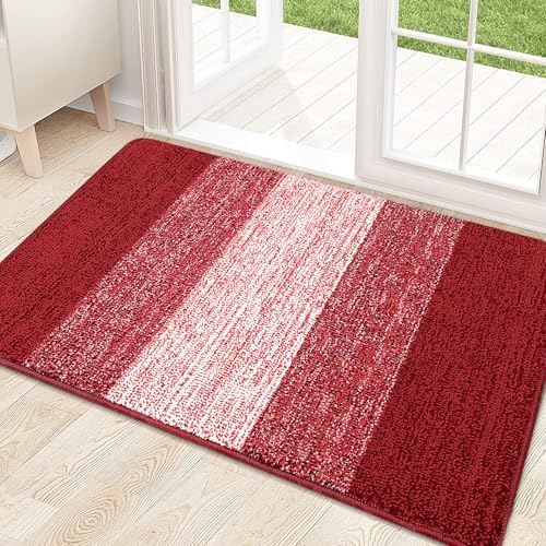 Kitinjoy Indoor Outdoor Door Mat, 32x20 Non-Slip Dirt Trapper Doormats by Kitinjoy