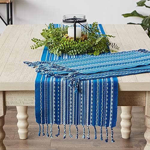 DII Southwest Collection Tabletop, Placemat Set, Blue, 6 Piece - Image 5