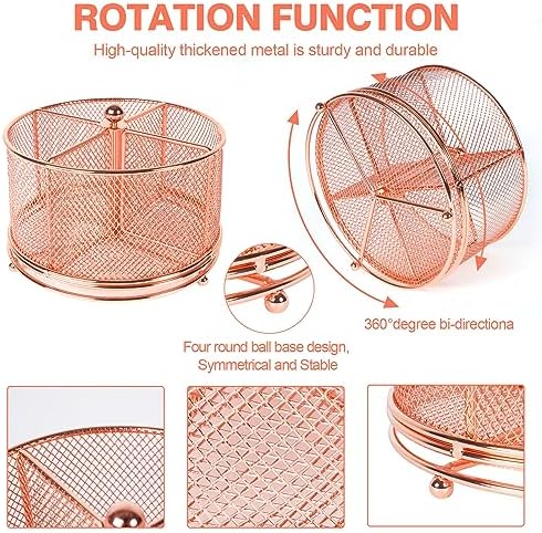 360° Rotating Multifunctional Pen Holder, Cosmetic Organizer - Image 2