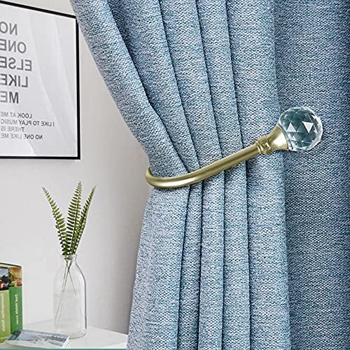 Curtain Holdback, 2pcs Wall Mounted Drapery Tiebacks, Sliver - Image 4