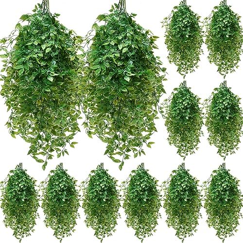 Hoteam 12 Pcs Artificial Hanging Greenery Plants, Vine by Hoteam