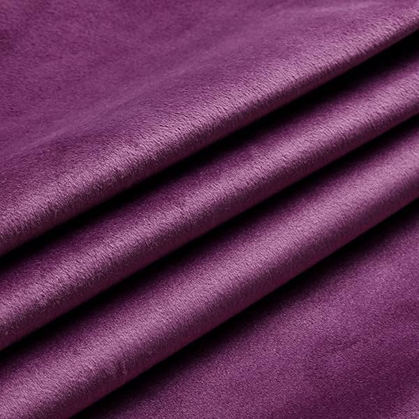 NiNi ALL Purple Velvet Throw Pillow Covers 26x26 Pack of 2 Decorative Couch - Image 5