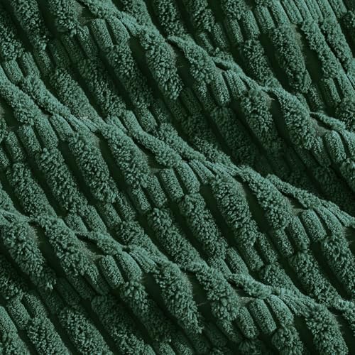Fancy Homi 4 Packs Decorative Throw Pillow Covers for Living Room Couch Bed, Modern Farmhouse Boho Home Décor Accent Cushion Case, 20" x 12", Dark Green - Image 5