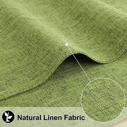 homing Faux Cotton Linen Placemats Set of 6, Cloth Dining Table Mats - Image 3