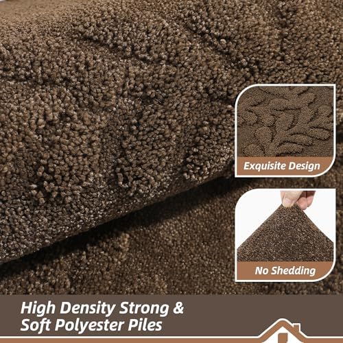 BEQHAUSE Door Mats 32" x 48", Dirt Trapper Doormats, Brown - Image 4