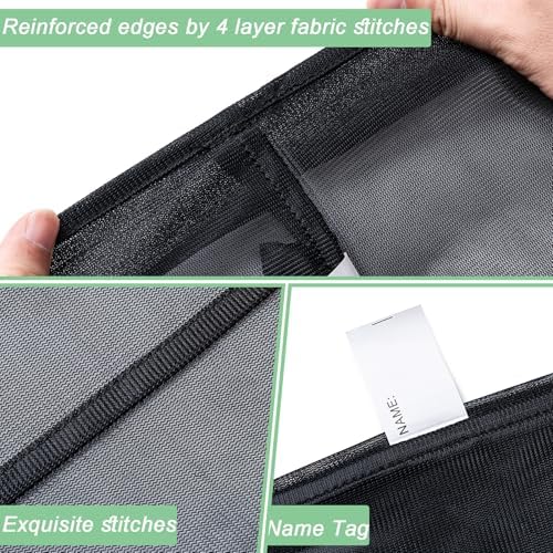 1 Pack Mesh Travel Laundry Bag 28" x 40"Extra Large Dirty Clothes Organizer - Image 4