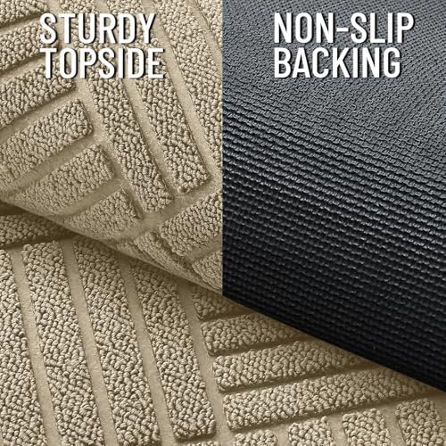 OLANLY Front Door Mat Outside Entrance 47x23, Waterproof Heavy-Duty Doormat - Image 4