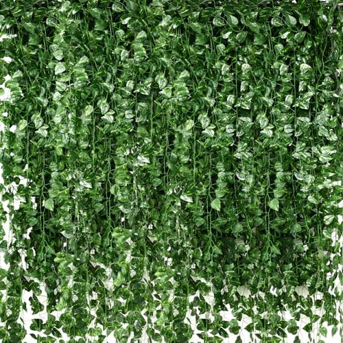 24 Pcs 158ft Artificial Ivy Garland Fake Vines Bulk Greenery by Yuxung
