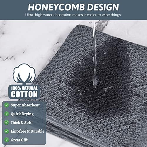 Nialnant 12 Pack Dish Towels,100% Cotton Kitchen Towels,Soft and Absorbent Kitchen Dish Rags, Dish Towels for Washing Dishes-12x12 Inch - Image 5